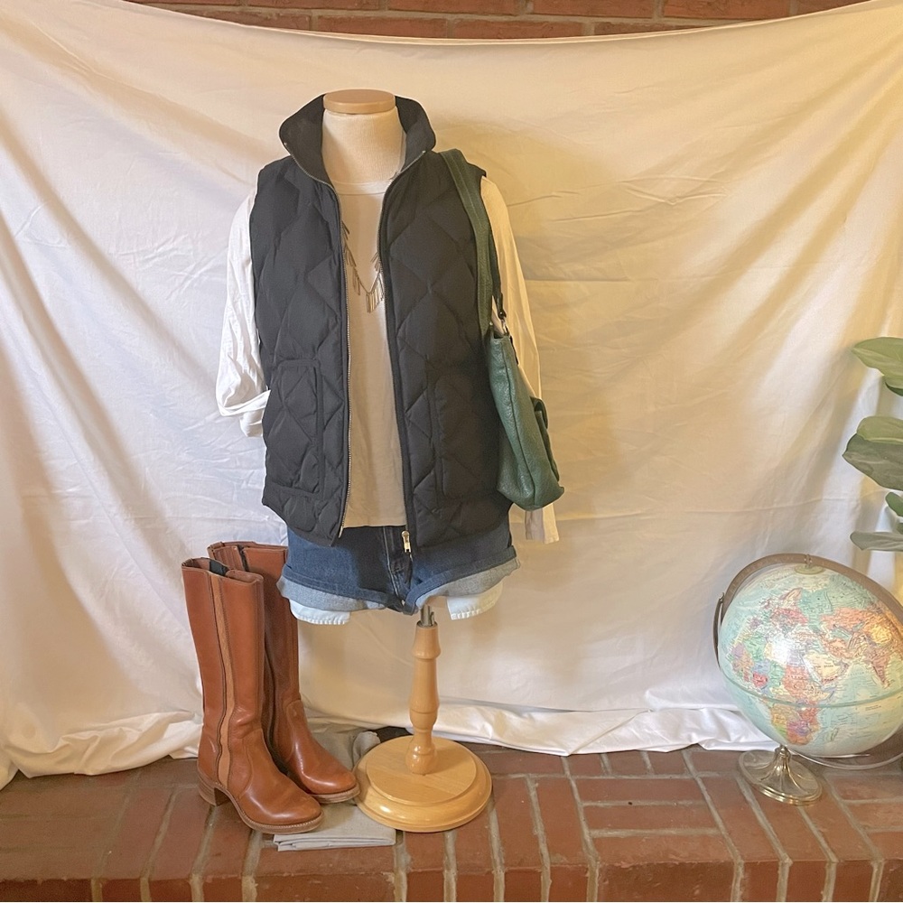 J. CREW Quilted Puffer Vest